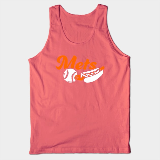 Mets Ball and Dog Tank Top by Throwzack